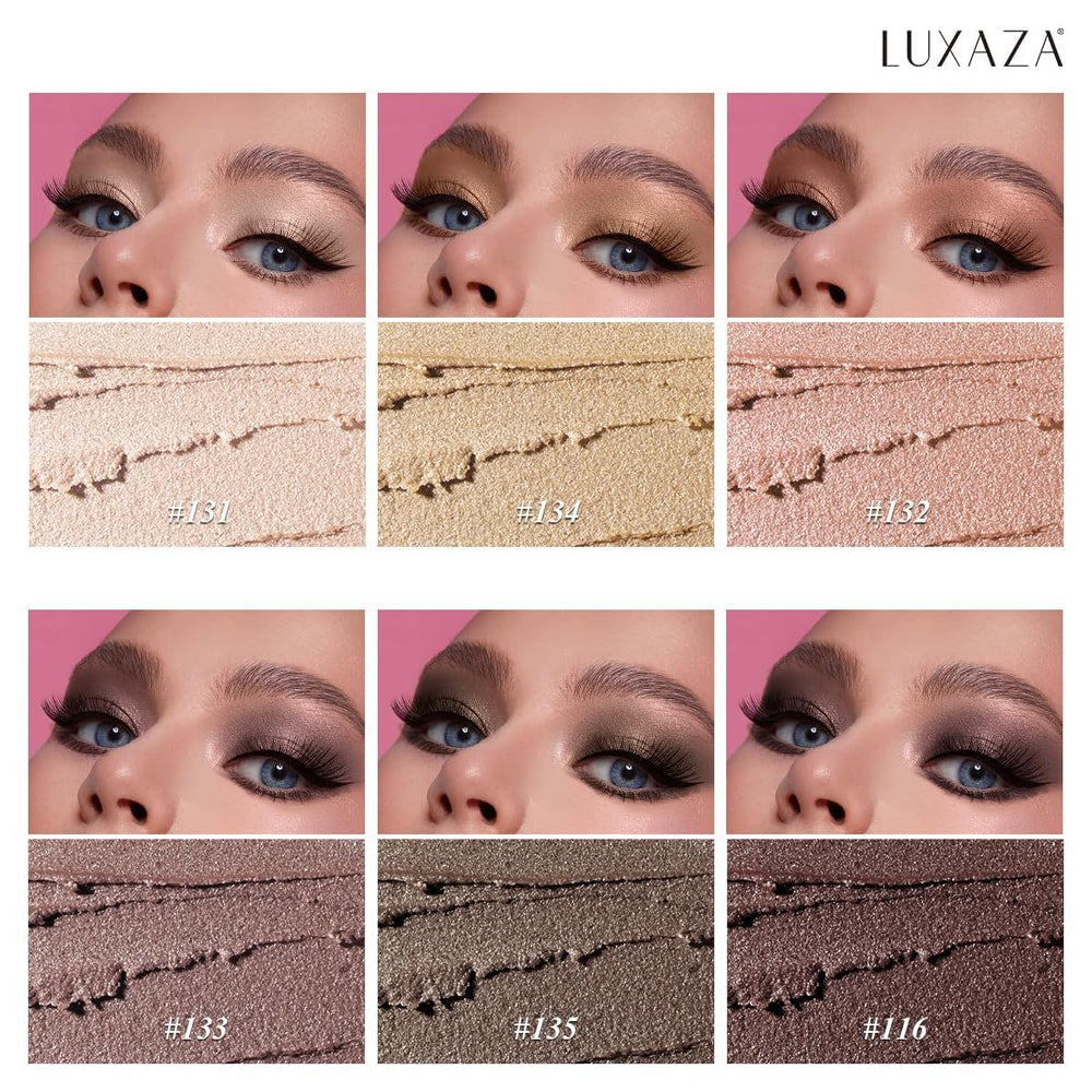 LUXAZA PRO Pink Ocean eye shadow stick delivers silky glide.