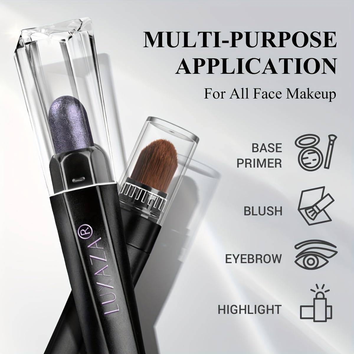 Luxaza Pro Plum Eyeshadow Stick long wear formula for all day color