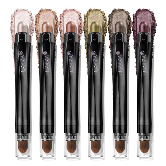 Luxaza Pro Shimmer Eyeshadow Stick Desert Wild 6-piece set with rich pigments for easy eye definition