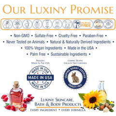 Luxiny 2oz packaging emphasizes larger bottle for longer use.