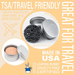 Luxiny Citrus Splash after-swim shampoo bar removes chlorine and salt buildup.