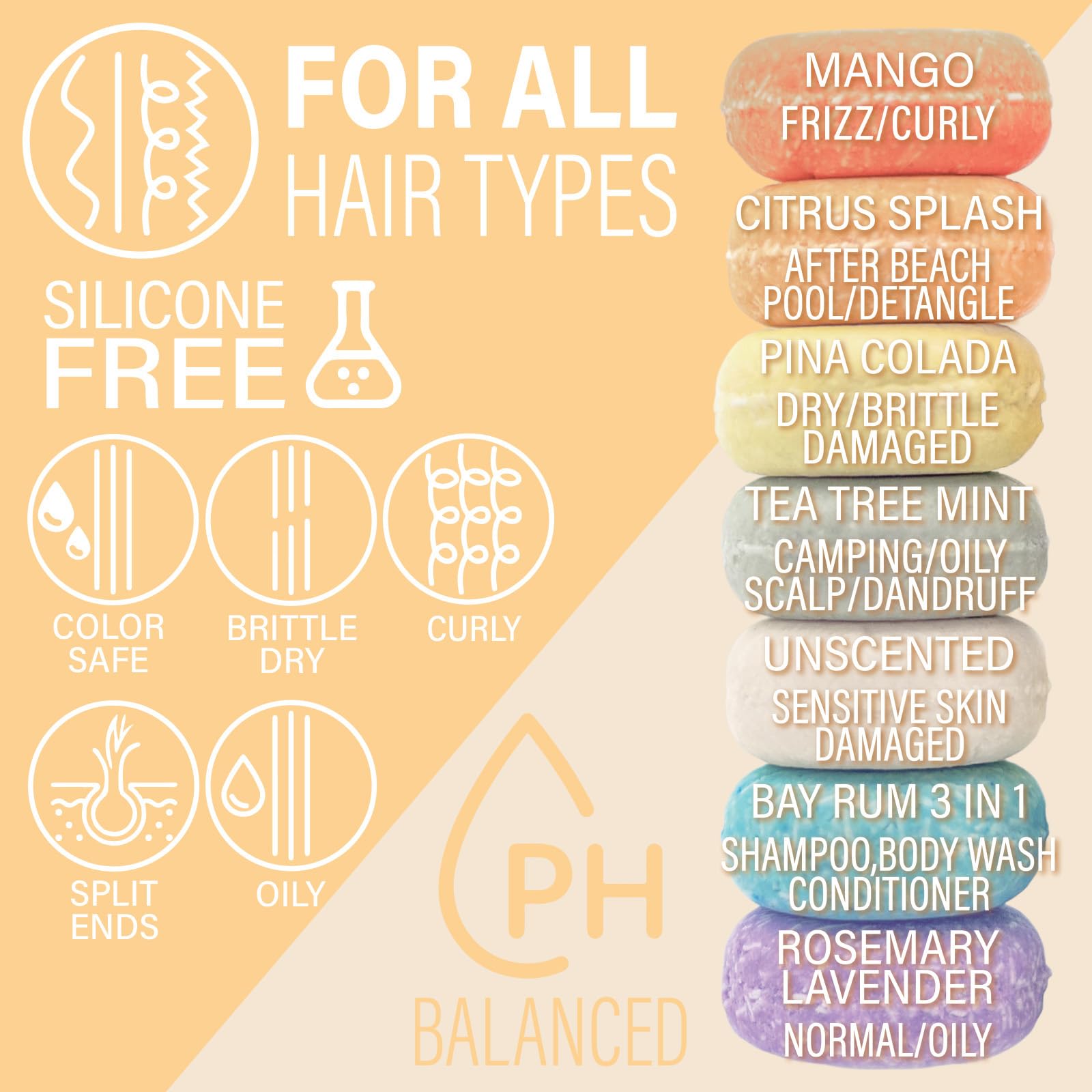 Luxiny Citrus Splash color-safe formula preserves vibrancy for color-treated hair.
