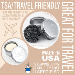 Luxiny color-treated hair safe conditioner bar in use for gentle care.