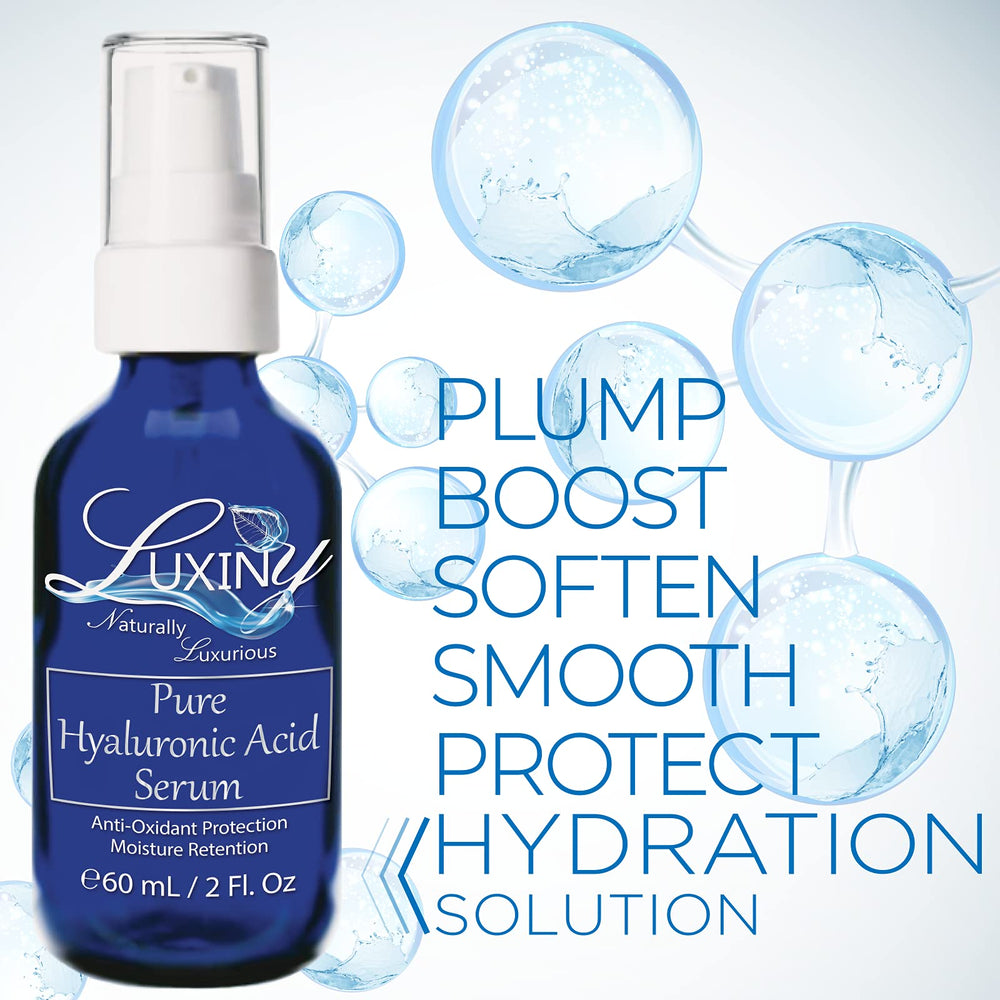 Luxiny fragrance-free formula shown for gentle daily skin care.
