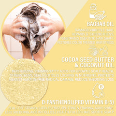 Luxiny Pina Colada Shampoo Bar keeps color vibrant while hydrating strands.