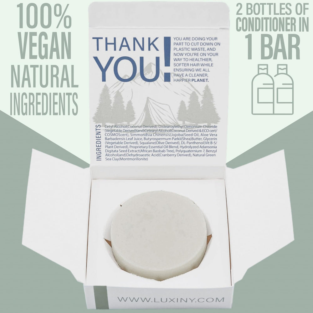 Luxiny Plastic-free packaging concept with bottles saved