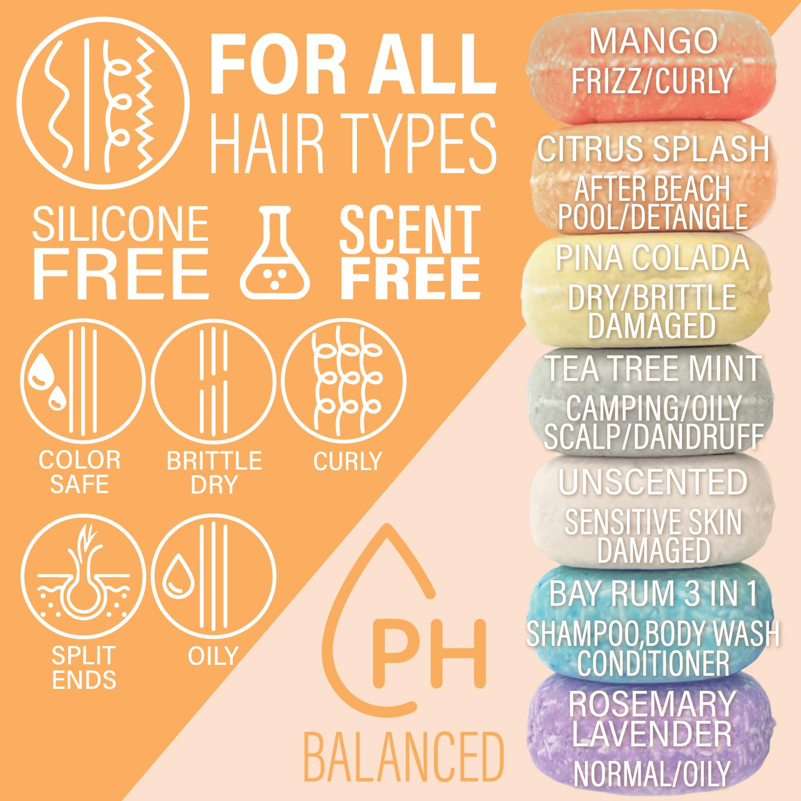 Luxiny Mango Shampoo Bar travel-friendly packaging for on-the-go use.