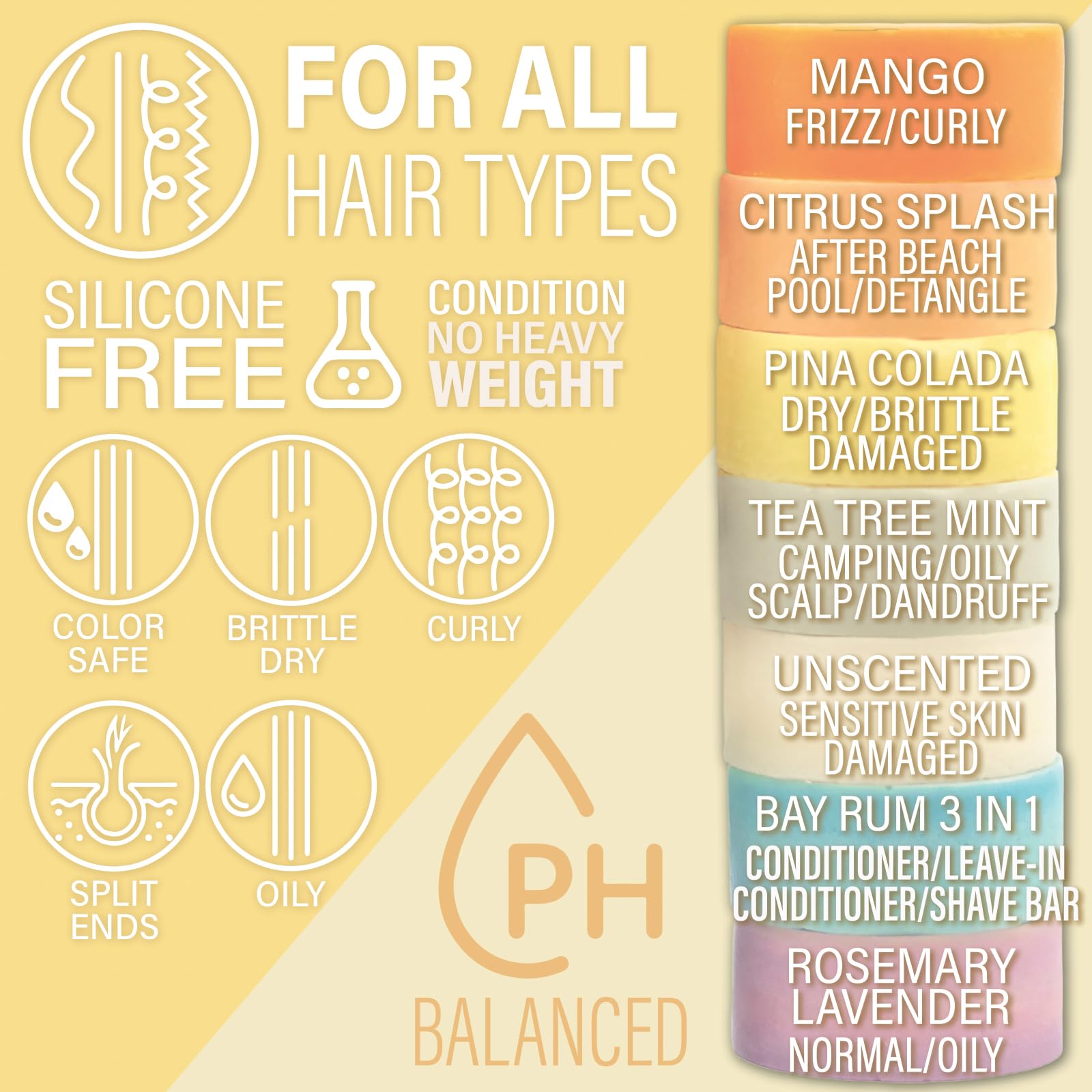 Luxiny USA-made vegan bar, sulfate-free and silicone-free.