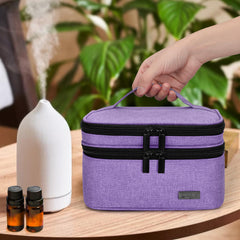 Luxja top-handle design for upright, comfortable carrying.