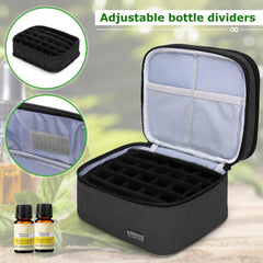 LUXJA double-layer design keeps oils organized and easily accessible.