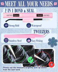 Lvmixwig beginner-friendly lash kit for quick at-home glam.