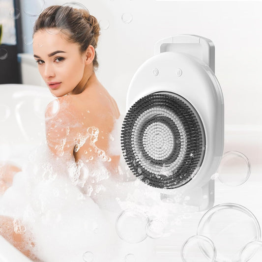 Lvrunben wall-mounted electric body brush unit for easy cleansing.
