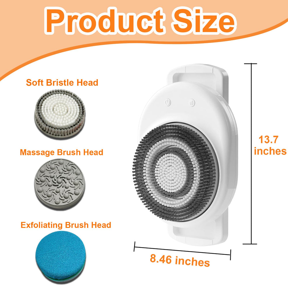 Three speeds adapt to skin sensitivity and cleaning intensity.
