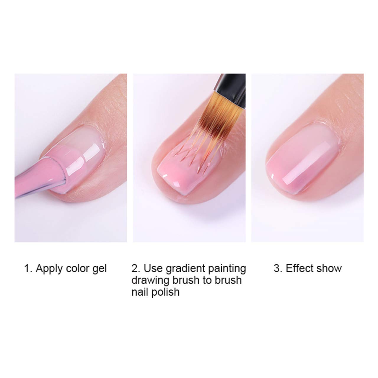 LWBTOSEE protective acrylic tubes keep each brush safe during storage.