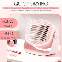 LXIANGN Nail Fan Dryer suited for both home and salon use