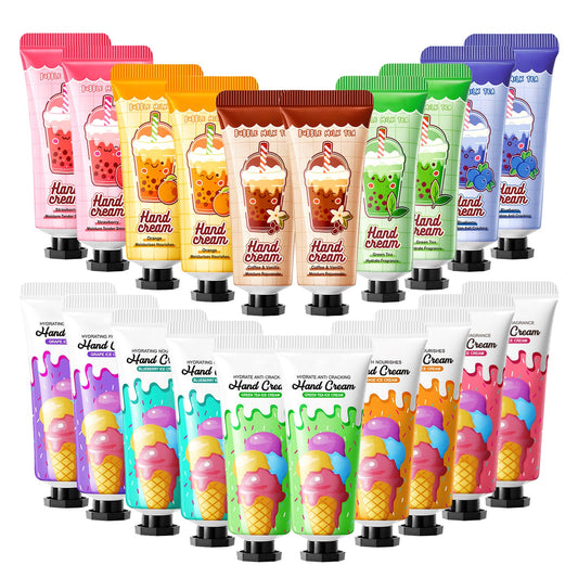 LXTTDABEN 20-piece hand cream gifts set packaging shows premium gift-ready presentation