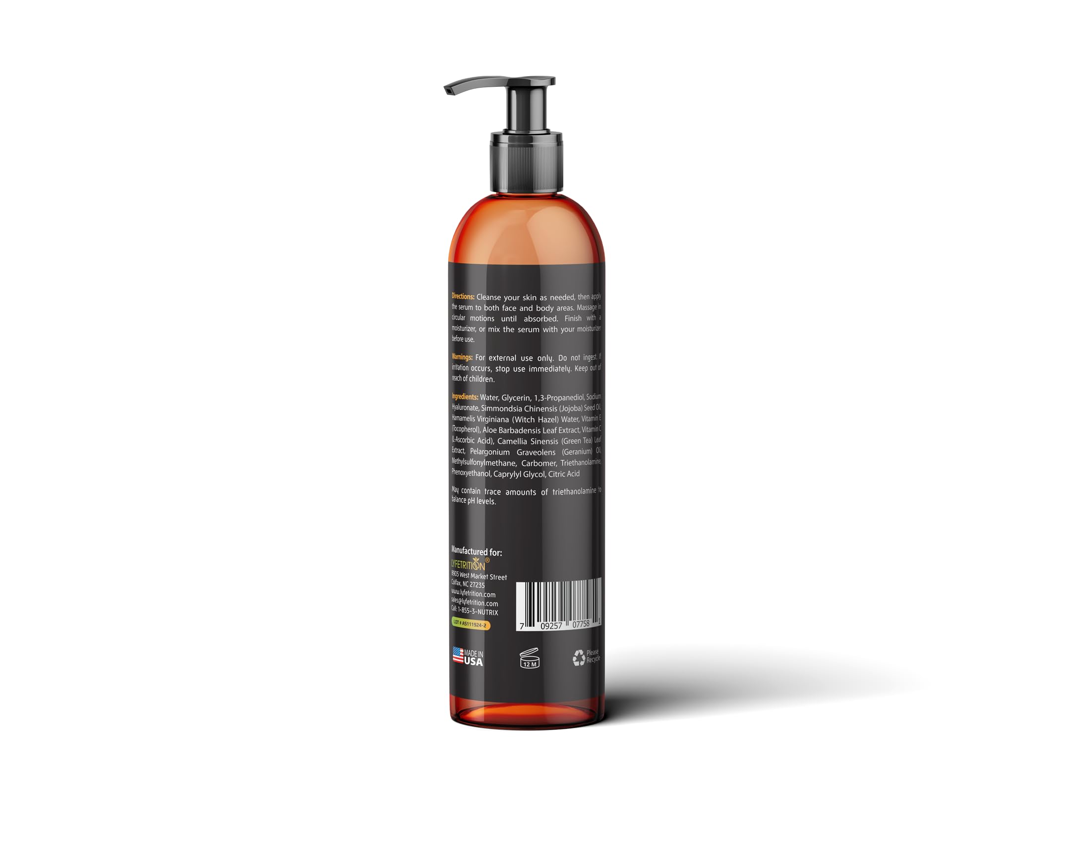 Lyfetrition serum in attractive packaging suitable for gifting