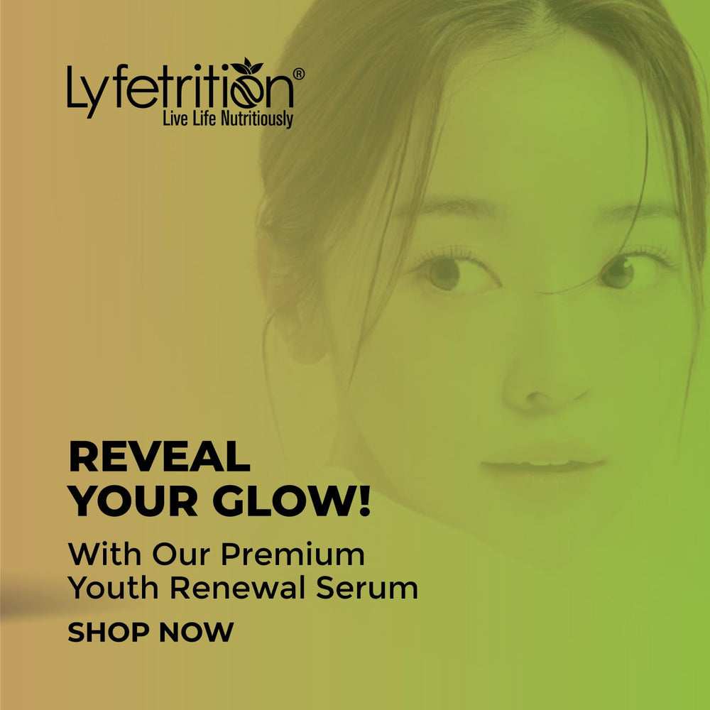 Lyfetrition serum shown in a daily care routine.