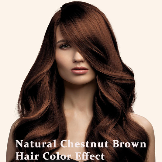 Lymznus Chestnut Brown Hair Dye Shampoo foam lather for smooth application