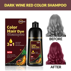 Lymznus bottle showing quick color result for gray hair in 10–20 minutes.