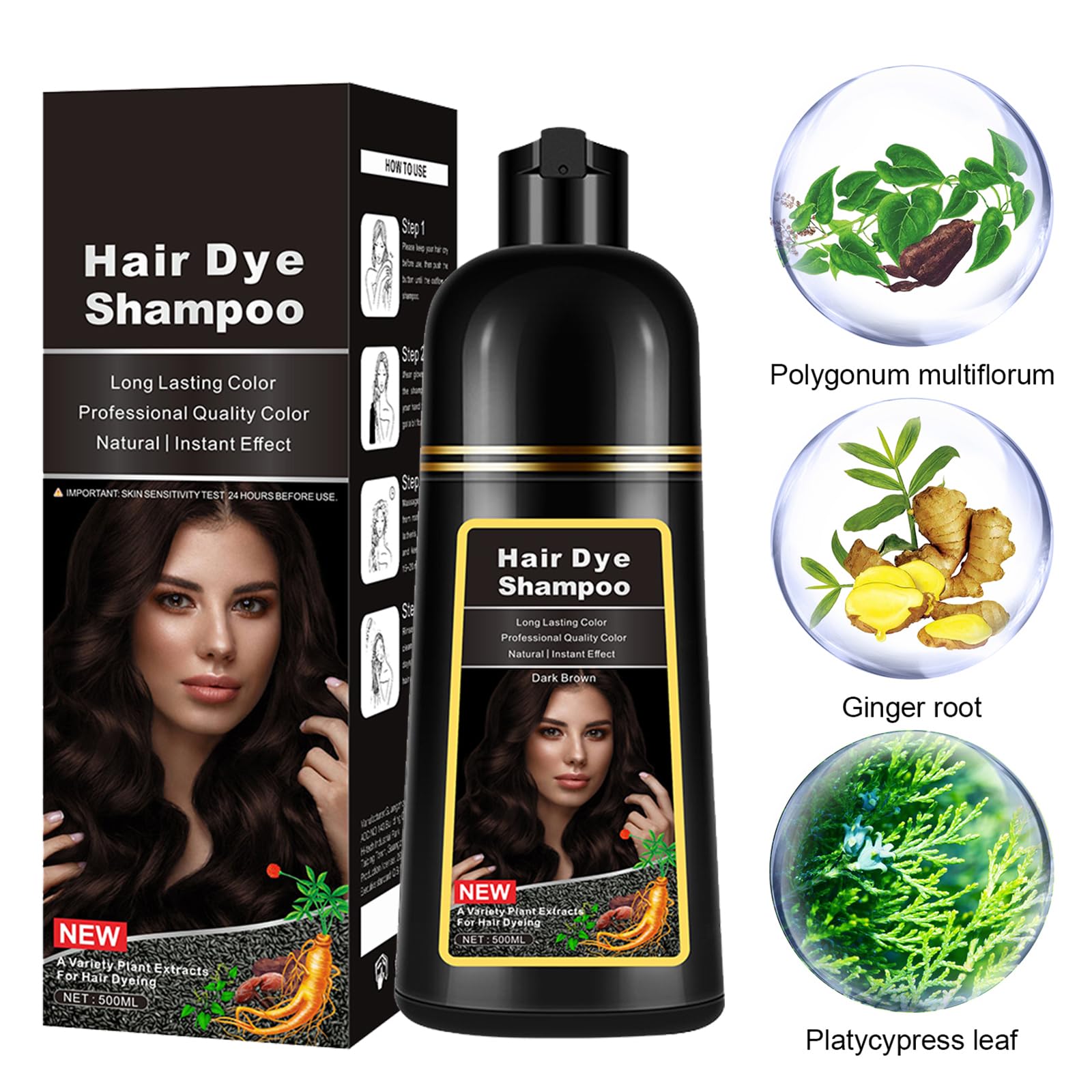 Lymznus hair dye shampoo texture closeup emphasizes creamy formula for smooth, comfortable use.