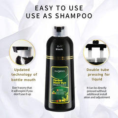 lymznus smooth shiny black hair after use