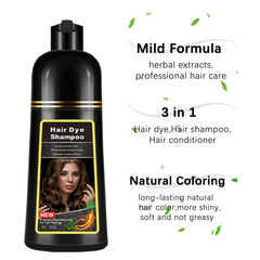 Lymznus natural plant ingredients coffee formula for softer, shinier hair