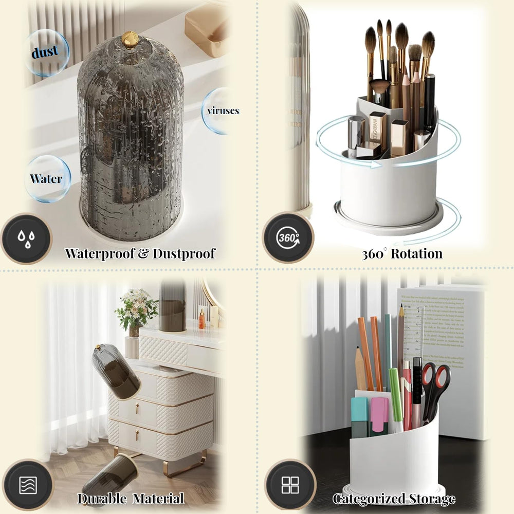 Lyoveu B-H1 multilattice design keeps brushes neatly organized by size.