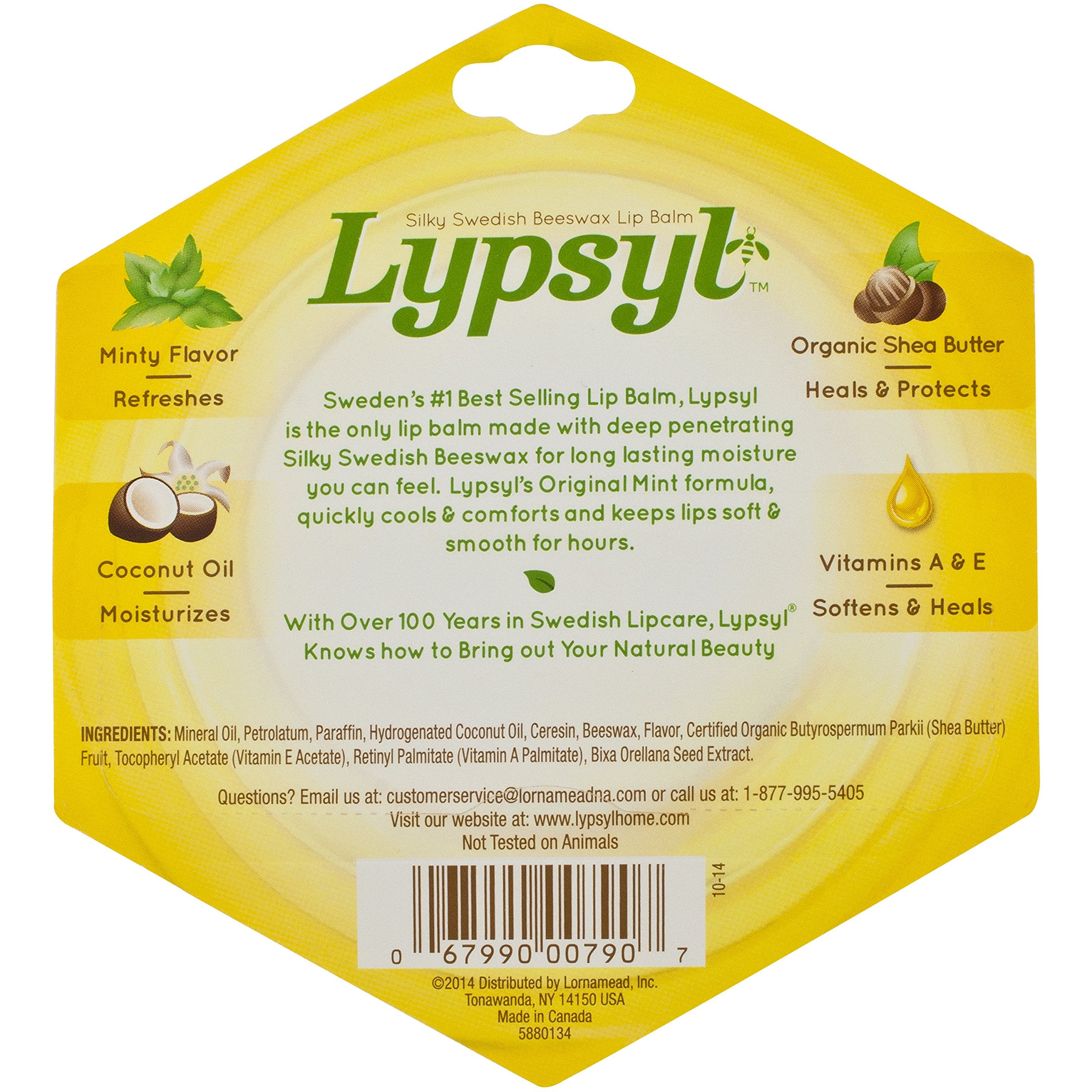 Lypsyl Intense Protection 3-pack on display for on the go.