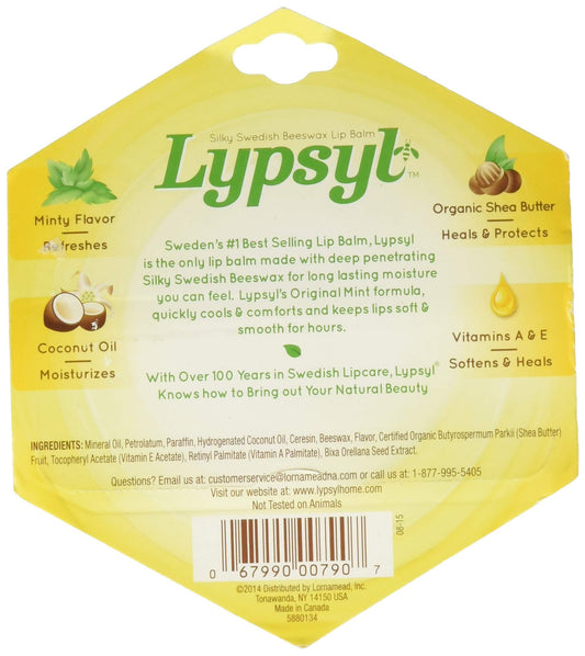 Lypsyl Lypmoisturizer Original packaging shown for on-the-go lip care