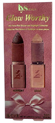 LYS Beauty Brave highlighter stick delivers champagne-gold glow on the skin.