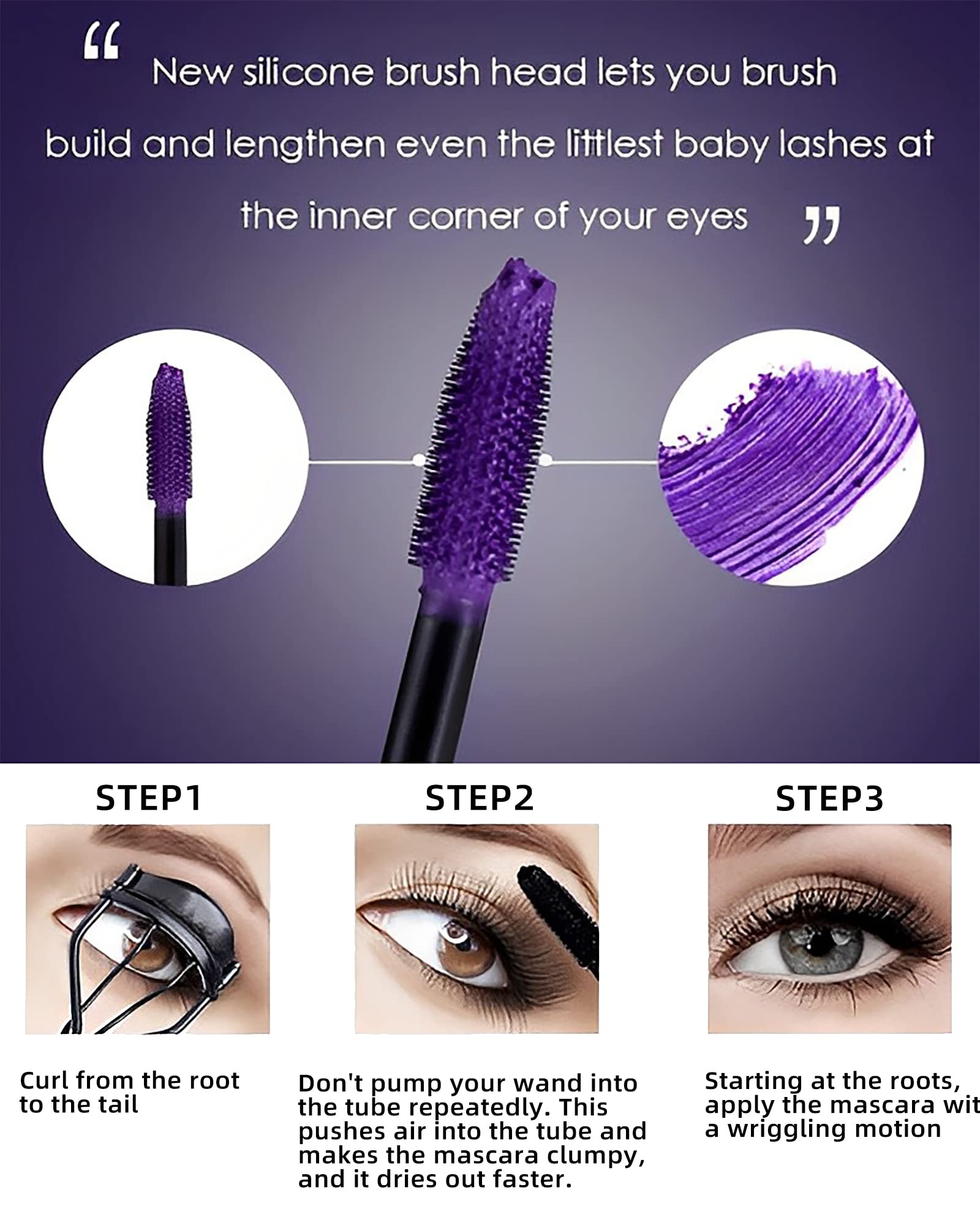 LYSdefeu 5D Green Mascara on swatch for playful looks