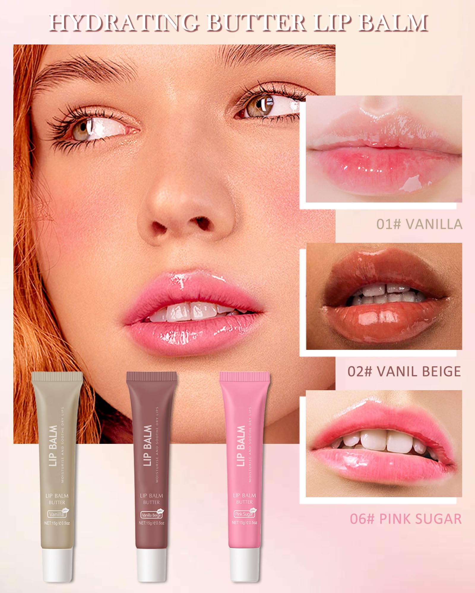 LYSdefeu Butter Tinted Lip Balm Pink Sugar delivers glossy hydration