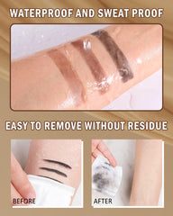 LYSdefeu Dual-ended brow brush included for precise application.