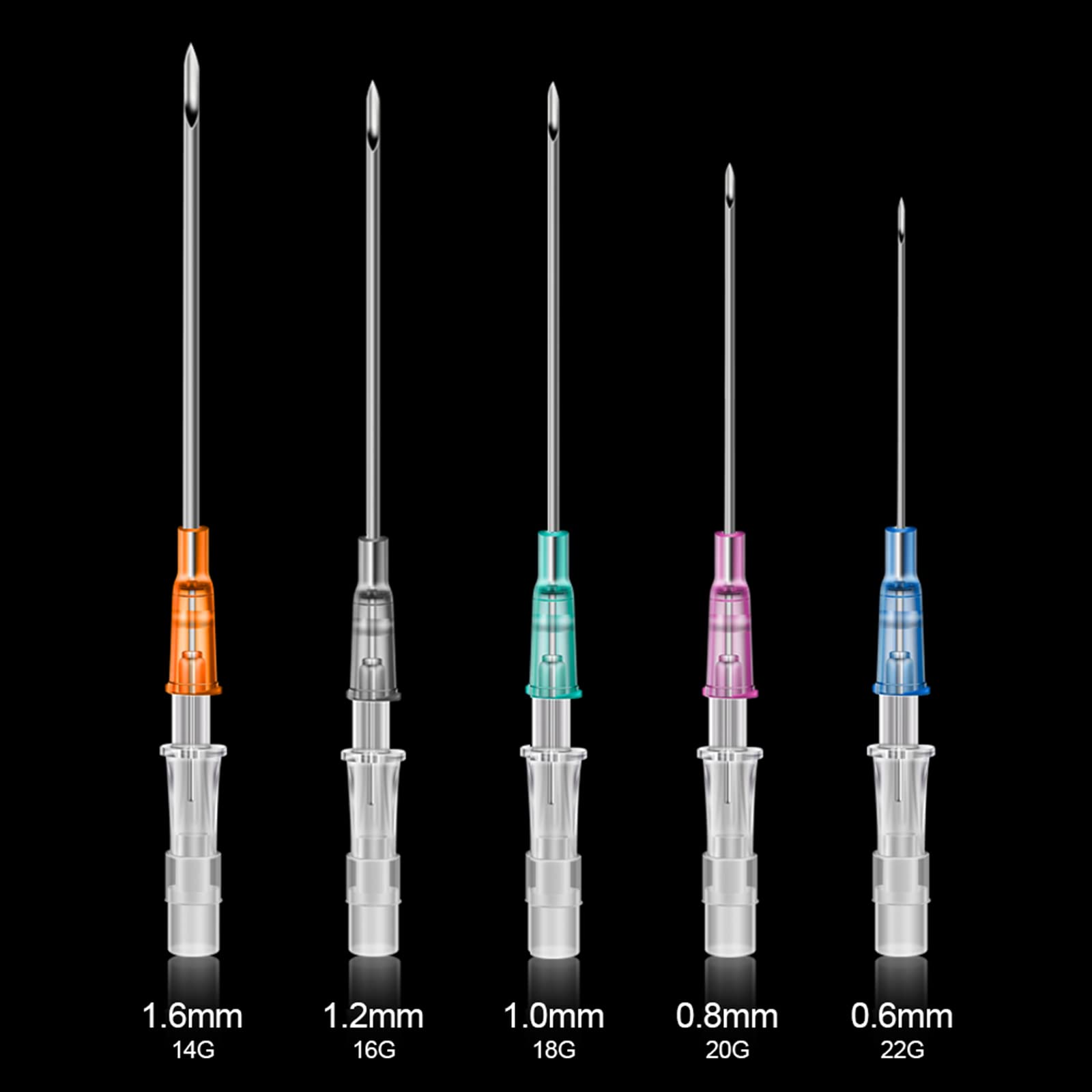 Lyuxzad needle with 316L stainless steel for durable, smooth insertion