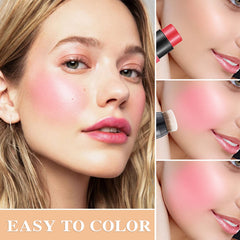 LZYLLS Multi-use stick suits cheeks, lips, and eyes beautifully.