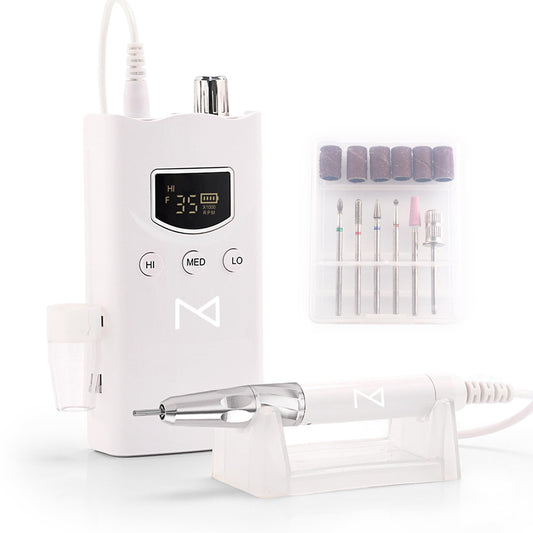 M GEM rechargeable nail drill for gel and acrylic removal and on-the-go use