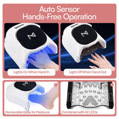 M GlowPro low-heat operation reducing discomfort during curing
