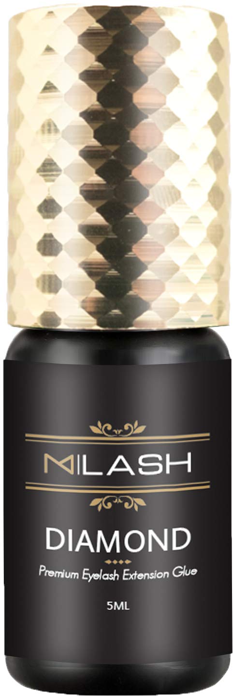 M LASH Diamond Premium Lash Glue bottle ready for professional use with high-retention potential.