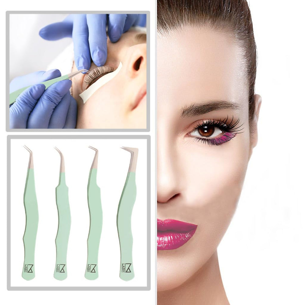 M LASH isolation tweezers aid careful separation during extension prep.