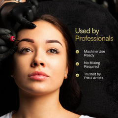 M microblading ink medium brown shade for balanced tint