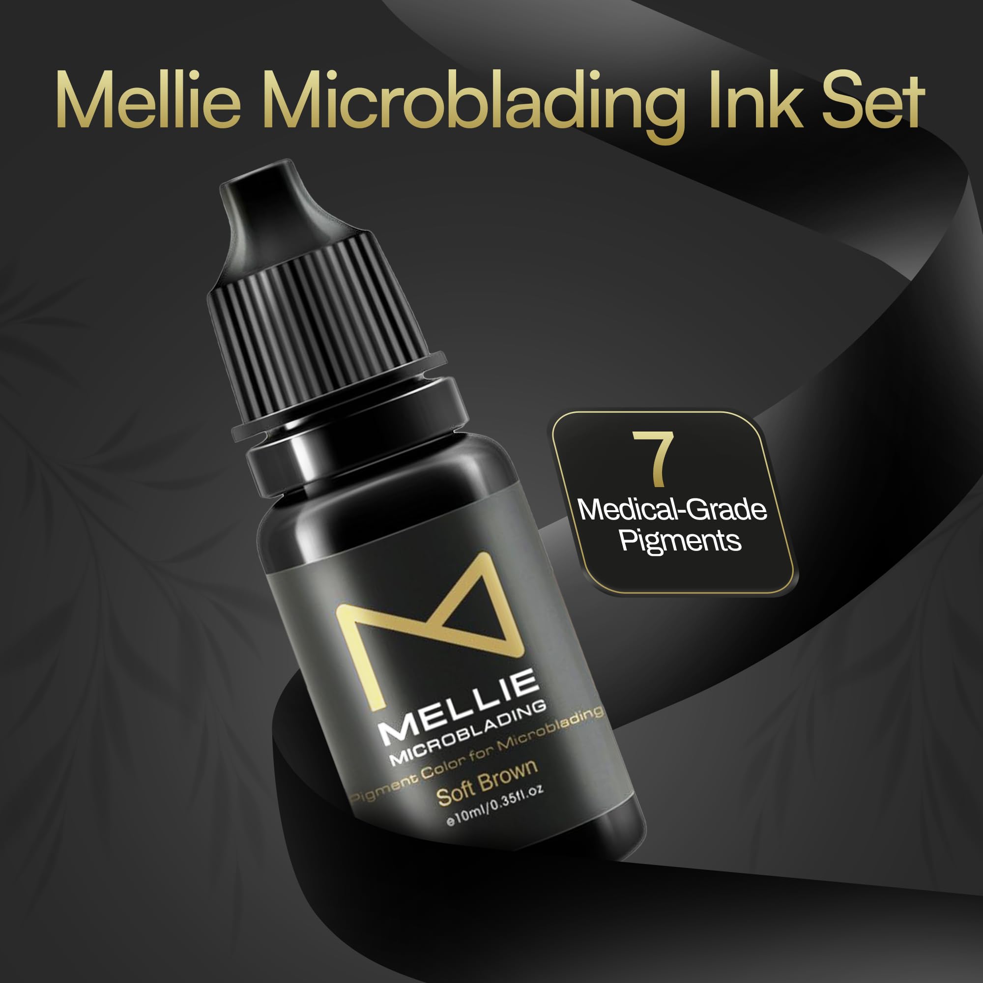 M microblading ink warm effect shade for natural looking brows