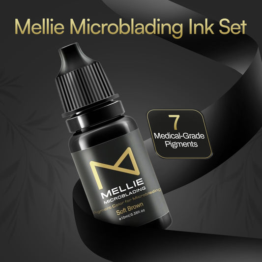 M microblading ink warm effect shade for natural looking brows