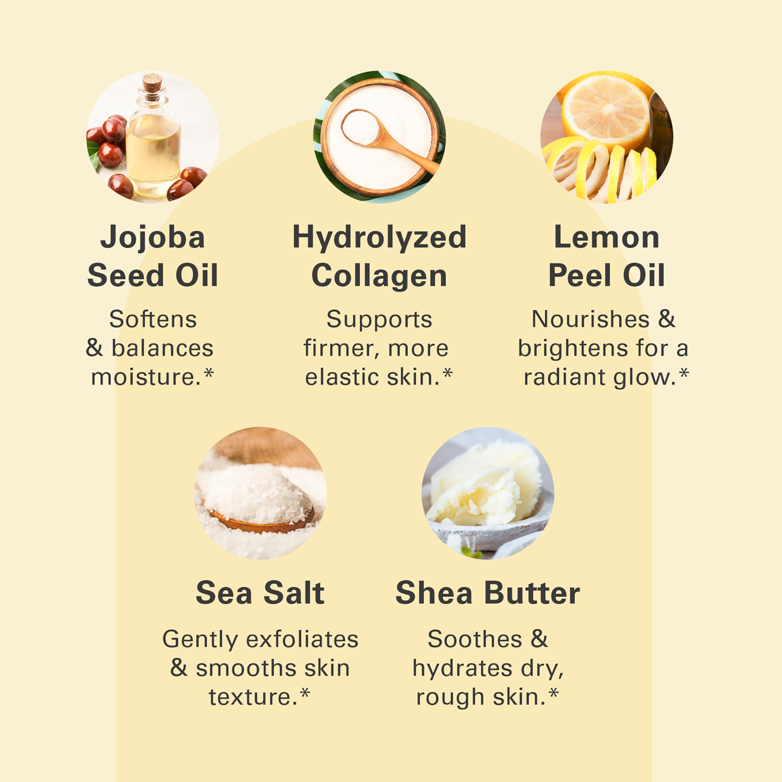 M3 Naturals scrub applied on leg for exfoliation and moisturized glow.