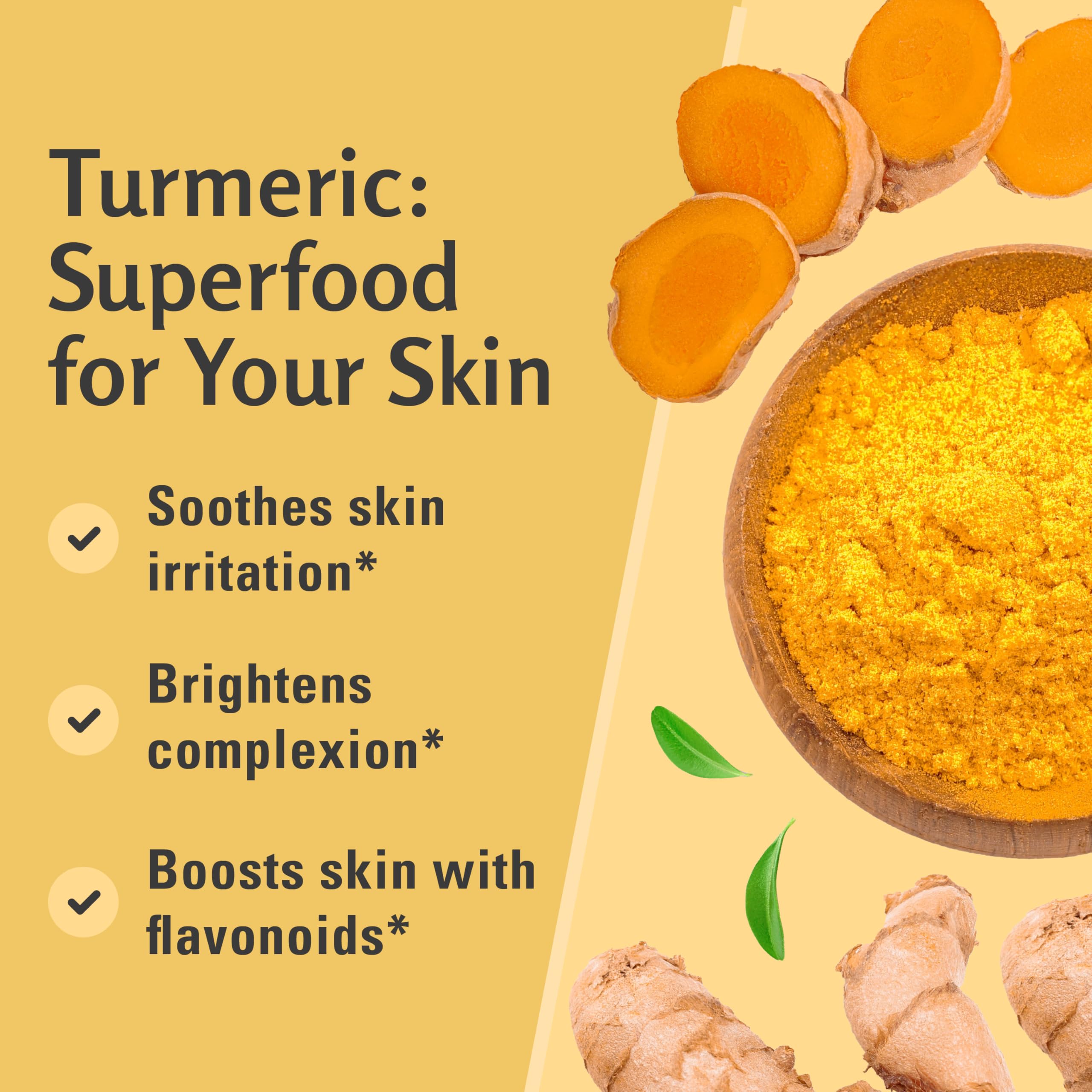 M3 Naturals hands and feet exfoliation with turmeric scrub for softer skin