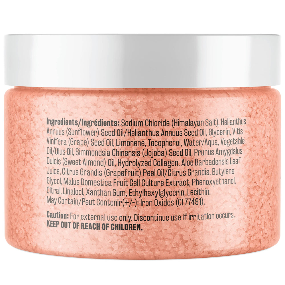 M3 Naturals Himalayan Salt Scrub foot exfoliation for smoother, moisturized feet.