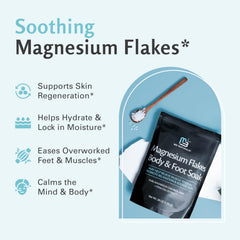M3 Naturals Magnesium Soak foot soak ready for tired feet relief
