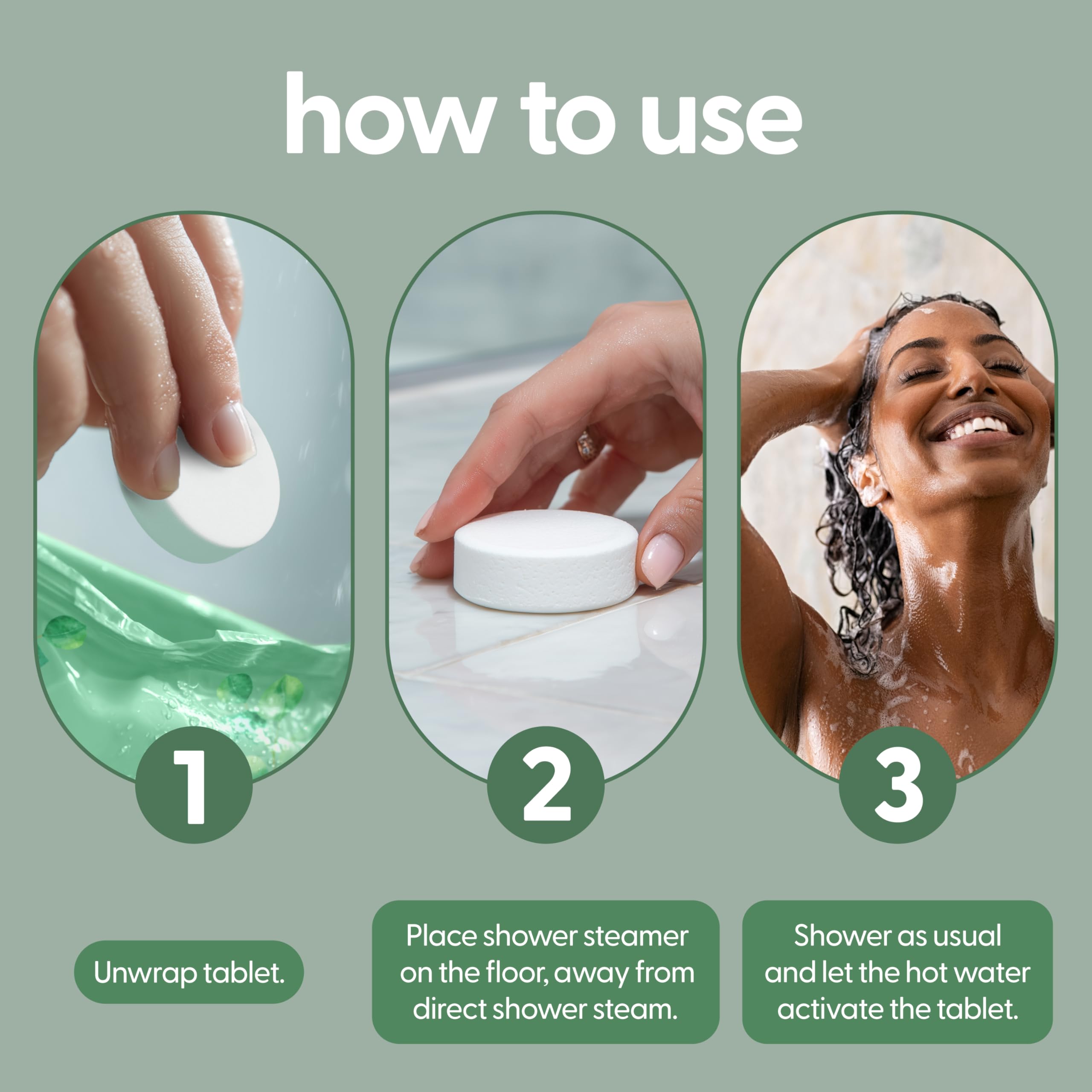 M3 Naturals eucalyptus steamers used in post-workout routine for refresh