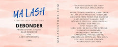 MA LASH debonder liquid applicator demonstrates controlled application for individual lashes