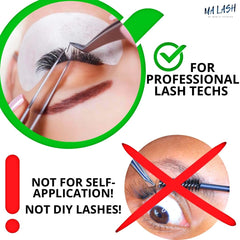 MA LASH Dark Chocolate deep color enhances curl and lash impact